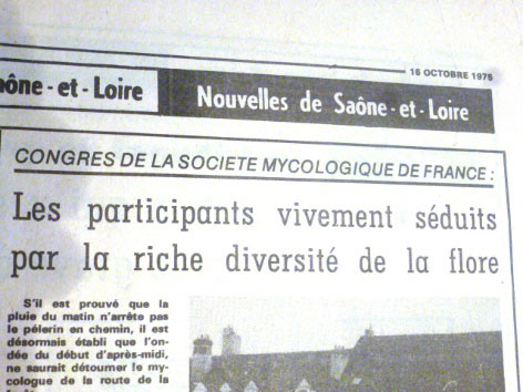 La presse présente le congrès SMF de 1975.